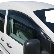 Volkswagen Caddy 2010-2015 гг. Ветровики (2 шт, DDU) / Дефлекторы окон (ветровики) Фольксваген Кадди
