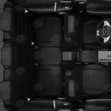 Чехлы для сидений экокожа Volkswagen Polo с 2010-2019 седан черный VW28-0102-EC01