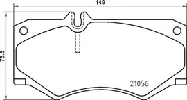 Тормозные колодки Brembo PRIME LINE передние для Volkswagen LT I 1978-1996. Артикул P 50 134