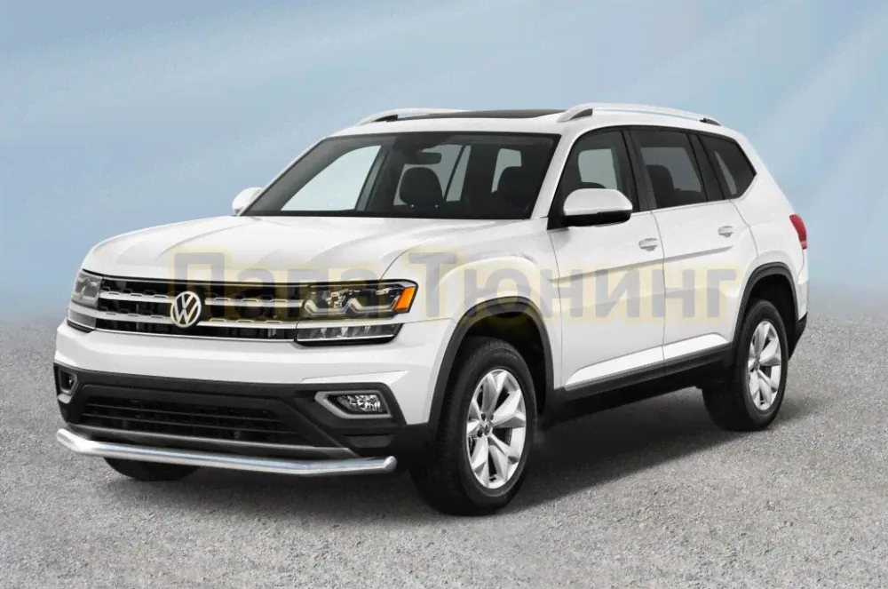 Защита переднего бампера d57 Volkswagen Teramont 2017-2020-0