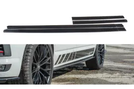 Накладки сплиттеры на пороги на Volkswagen T6