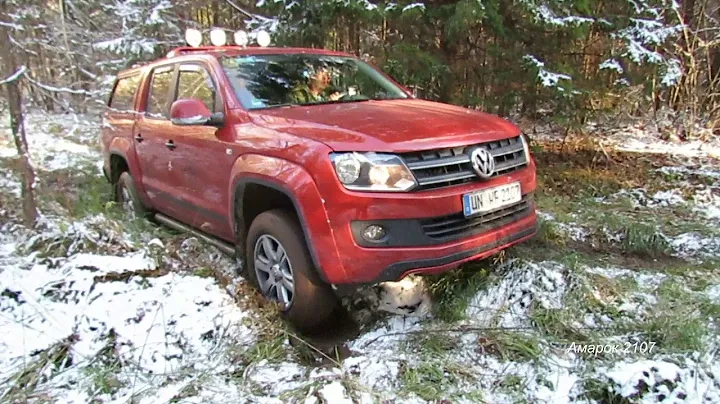 VW Амарок на бездорожье