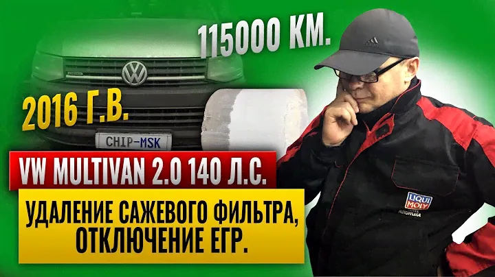 VW Multivan  2.0 140 л.с. 2016 г.в  Сажевый фильтр,ЕГР.