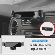 Автомобильный держатель телефона для Volkswagen VW Tiguan 2013-2017, Кронштейн для гравитационной навигации, Зажим для выхода воздуха, Поворотная опора