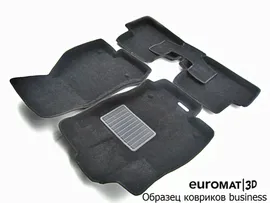 Коврики в салон для VOLKSWAGEN Touran Euromat 3D Business