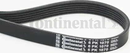 Приводной ремень поликлиновой ContiTech для Volkswagen Tiguan I 2007-2018. Артикул 6PK1070-0