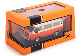 Масштабная модель 1:43 Volkswagen T3 Caravelle 1981 оранжевый с белым