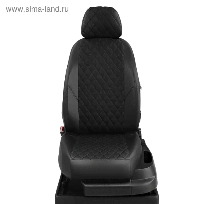 Авточехлы Volkswagen Caddy фургон 2004-2015 Автолидер Красный Экокожа VW28-1200-EC06-0