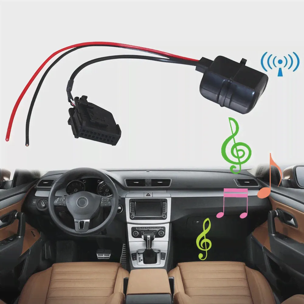 Автомобильный Bluetooth-модуль LISIDIC, аудиоресивер для Volkswagen, Skoda Seat, 18pin, интерфейс MFD2, RNS, RNS2, беспроводные автомобильные комплекты (art.: 3a388001859)-4