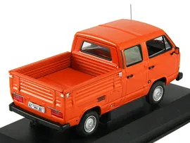 Масштабная модель Volkswagen Transporter T3 DOKA 1983 пикап с двойной кабиной оранжевый лучшая цена!