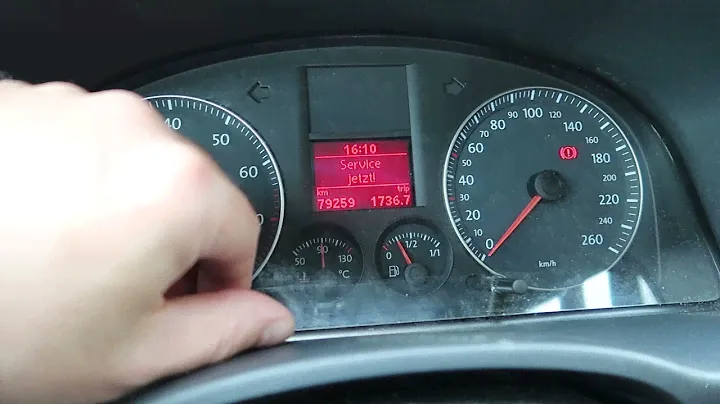 Сброс напоминания о сервисе service jetzt ! на volkswagen caddy