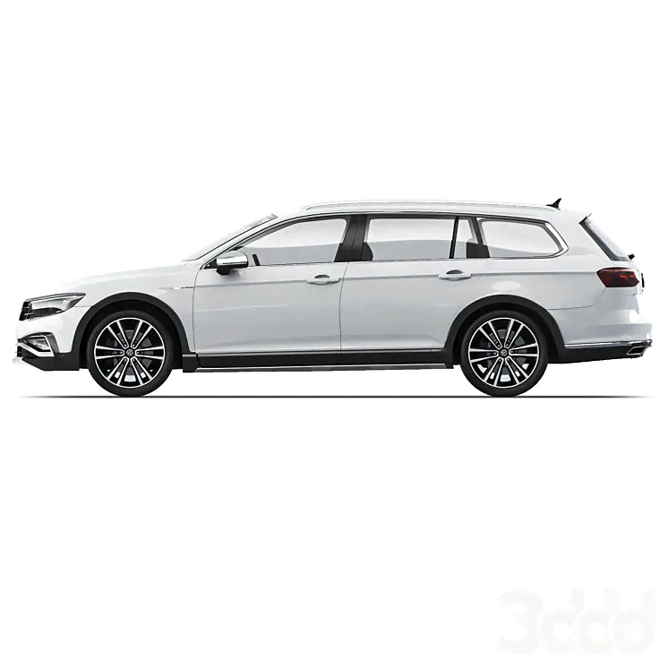 Volkswagen Passat Alltrack B8 (FL) 2020 - Транспорт - 3D модель-0