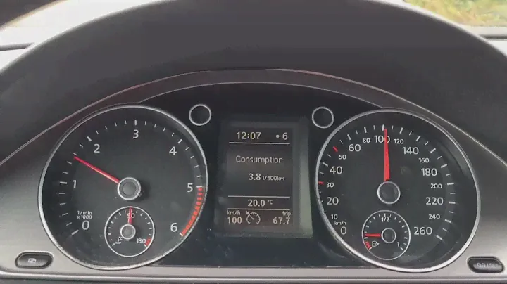 VW Passat 7 2.0 TDI Fuel Consumption at 60 / 80 / 100 / 110 km/h