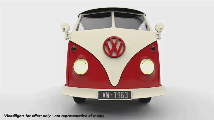 Сборная модель - конструктор Airfix QUICK BUILD VW Camper J6017 Render animation