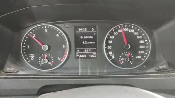 Расход топлива VW Transporter T6. Дизель 2л. 102 ЛС. 2016 год.