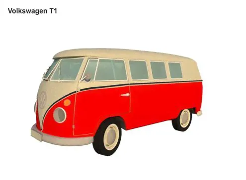 Volkswagen T1 - 3D-модель-0