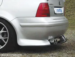 Накладка на задний бампер Volkswagen Bora (1998-2006)-0