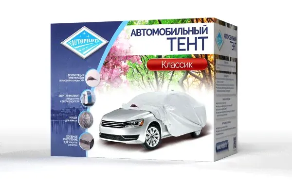 Volkswagen Golf Plus тент "Автопилот" (серебристый) M-0