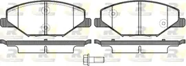 Тормозные колодки RoadHouse передние для Volkswagen Polo V 2010-2024. Артикул 21553.00