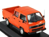 Масштабная модель Volkswagen Transporter T3 DOKA 1983 пикап с двойной кабиной оранжевый лучшая цена!