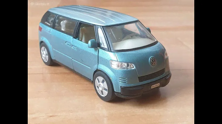 Diecast VW Microbus 1:43 Scale, Welly.Автомодели.Обзор