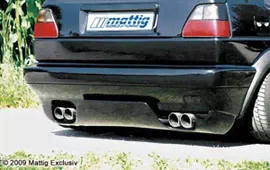 Юбка спойлер заднего бампера Volkswagen Golf II (1983-1992)