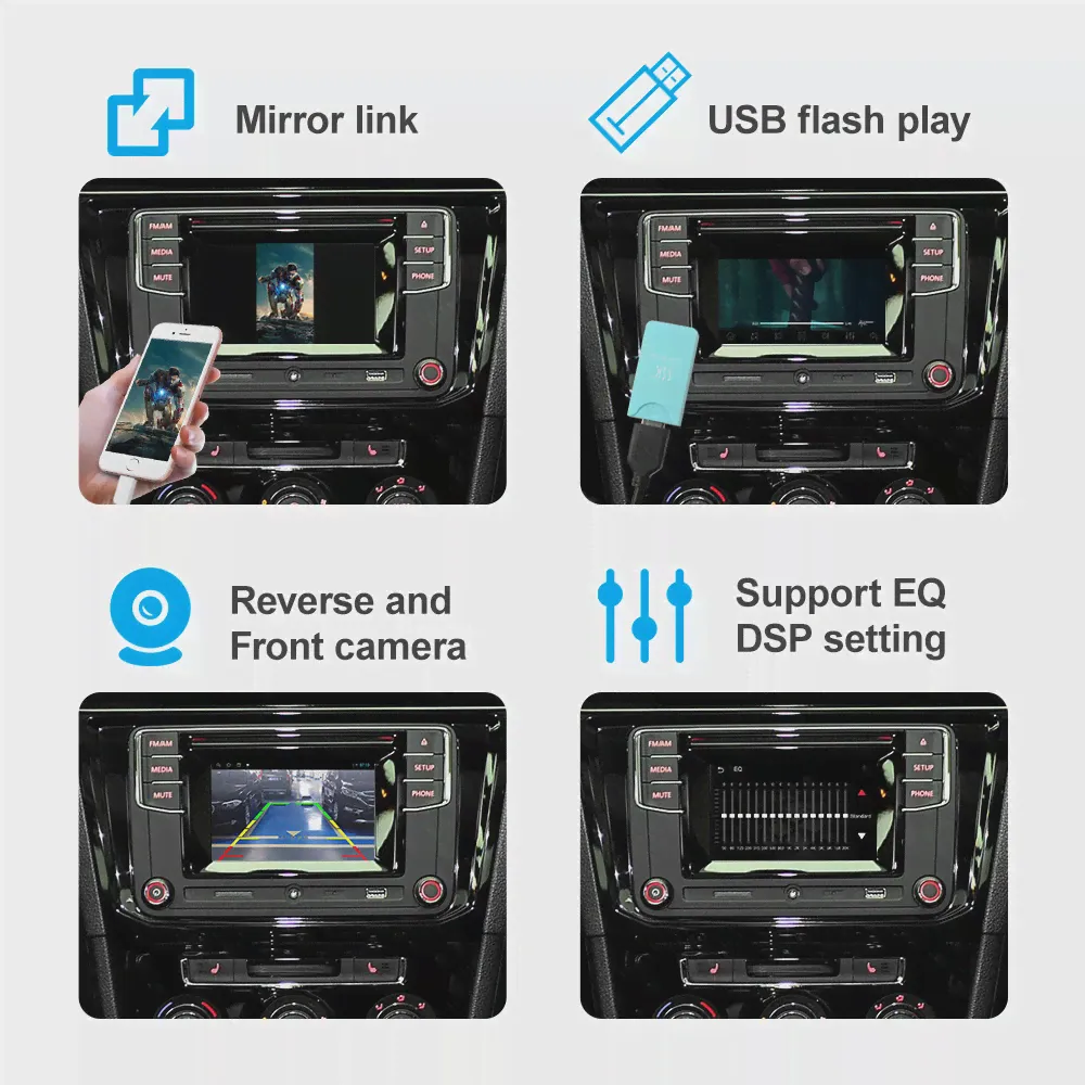 EBILAEN беспроводной Carplay для VW Volkswagen Golf 7 Polo Tiguan SEAT Leon Octavia Passat B8 Android автомобильный модуль коробка Mirror Link (art.: 3920bc971bb97)-0