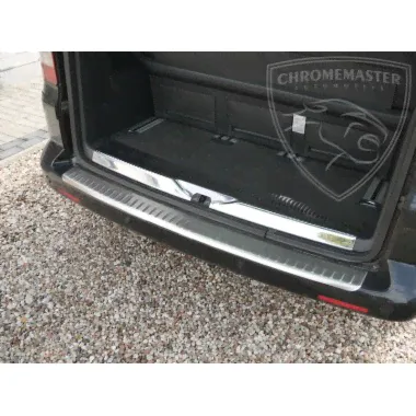 Накладка на задний бампер (матовая) Volkswagen T5 / T5 (FL) (2003-2015)-0