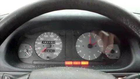 Coldstart of a 1997 Volkswagen Caddy Pickup 1,9Diesel