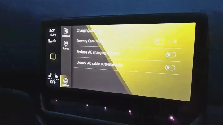VW id.4 - как разблокировать зарядный пистолет после зарядки автоматически.