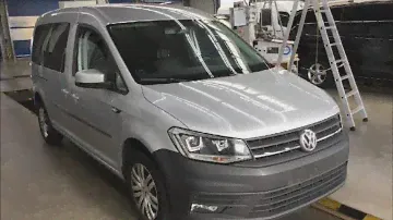 Осмотр Volkswagen Caddy Maxi Kombi на ксеноне и 150 л.с из Германии ///  максимальный-пассажир #85