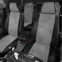 Чехлы на Volkswagen Touran с 2015 Алькантара Черный и Серый VW28-0705-EC12 Автолидер