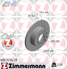Задние тормозные диски ZIMMERMANN 600.3234.20 для Volkswagen Jetta VI (2010-2018)