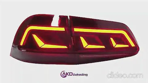 Оптика задняя, фонари VW Touareg 2 Full Led дымчатые