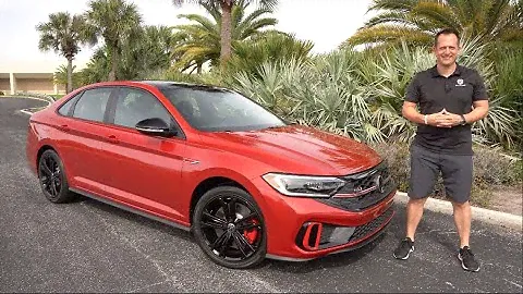 Является ли 6-ступенчатый VW Jetta GLI 2022 года ЛУЧШИМ спортивным седаном, чем Honda Civic Si?