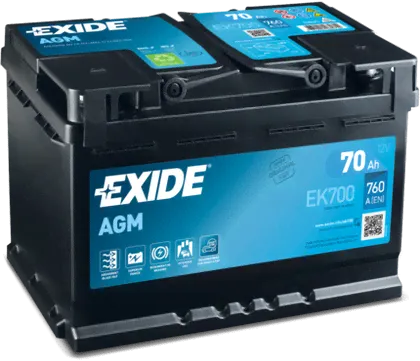 Аккумулятор Exide AGM для Volkswagen Bora 1998-2005. Артикул EK700-1