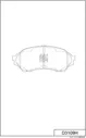 Тормозные колодки MK Kashiyama передние для Volkswagen Tiguan I 2007-2018. Артикул D3109H