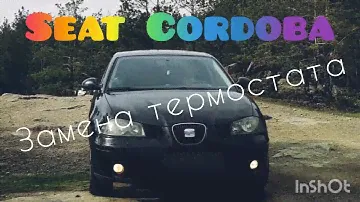 Замена термостата на Seat Cordoba 2.0, 2007 г.в., сеат Кардоба/Ибица