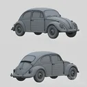Volkswagen Beetle 1967 - Транспорт - 3D модель