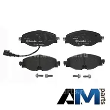 Передние тормозные колодки BREMBO P85126 на Volkswagen Tiguan II (2020-2023)