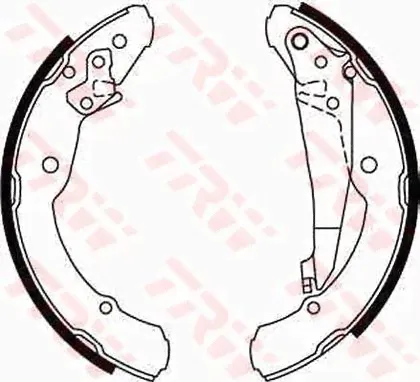 Тормозные колодки TRW задние для Volkswagen Polo V 2009-2024. Артикул GS8639-1