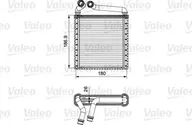 Радиатор отопителя (печки) Valeo для Volkswagen Passat B6 2005-2010. Артикул 811500