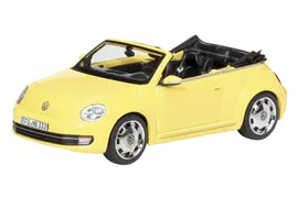 Коллекционная машинка Volkswagen Beetle Cabrio, желтый,1:43