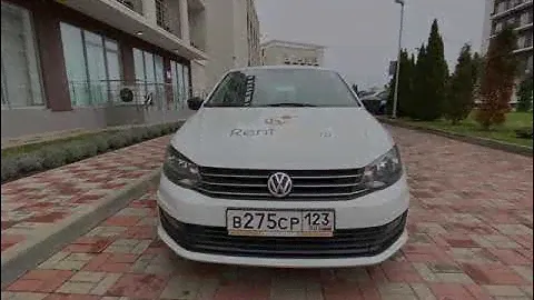 Обзор VOLKSWAGEN POLO (белый)