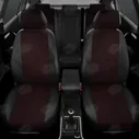 Чехлы для сидений жаккард Volkswagen Polo с 2010-2019 седан красный VW28-0102-KK6
