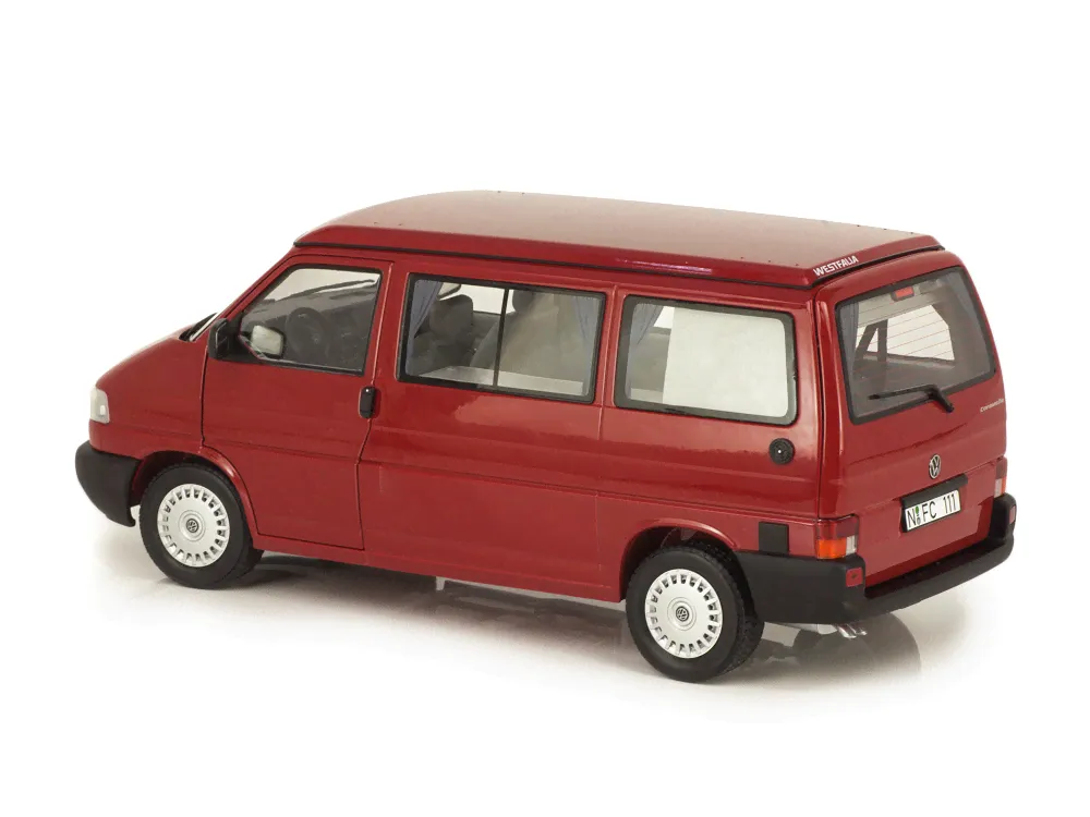Масштабная модель Volkswagen Multivan T4b Westfalia кэмпер с подъемной крышей красный лучшая цена!-4