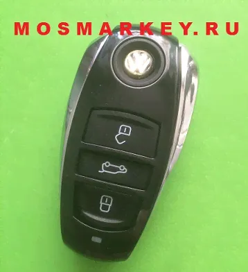Volkswagen Touareg - оригинальный смарт ключ c Keyless Go - 433Mhz