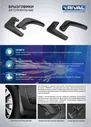 Брызговики Rival задняя пара для Volkswagen Tiguan II (SportLine) 2016-2020. Артикул 25805006