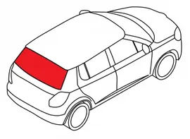 Заднее стекло VOLKSWAGEN TIGUAN II