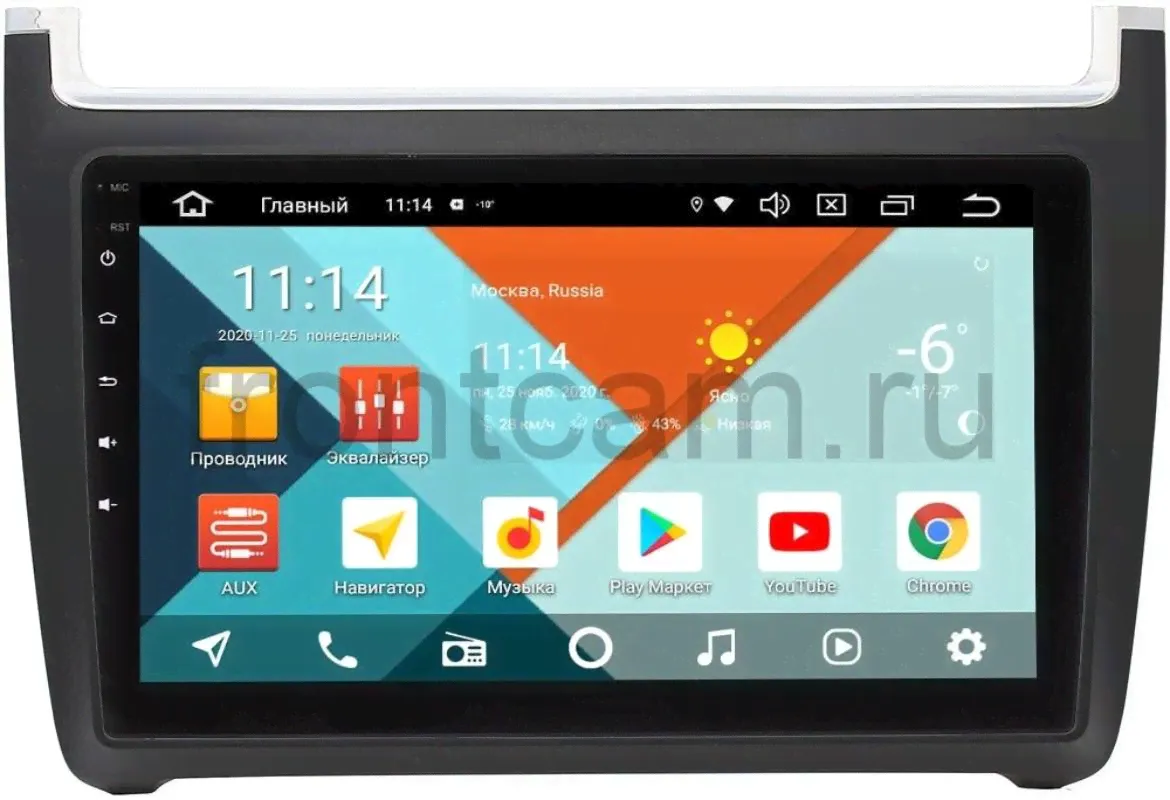 Штатная магнитола Volkswagen Polo V Wide Media KS9091QR-3/32 DSP CarPlay 4G-SIM Android 10